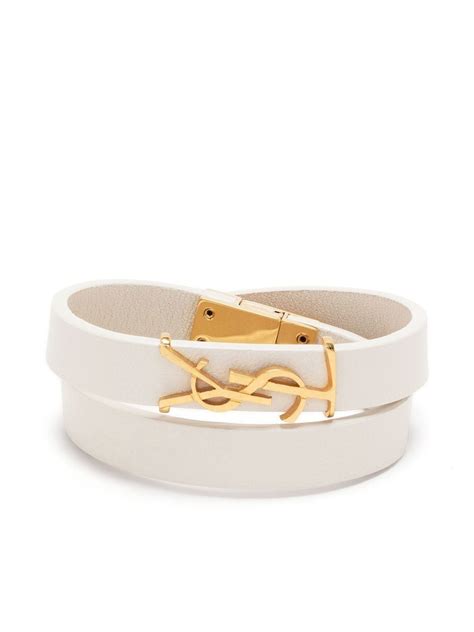 ysl gold bracelets|ysl interlocking bracelet.